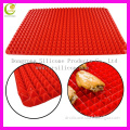 Wholesale sell pyramid pan fat-reducing silicone cooking mat